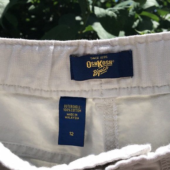 Osh Kosh summer embroidered khaki roll up pants 🌸 - Picture 5 of 8